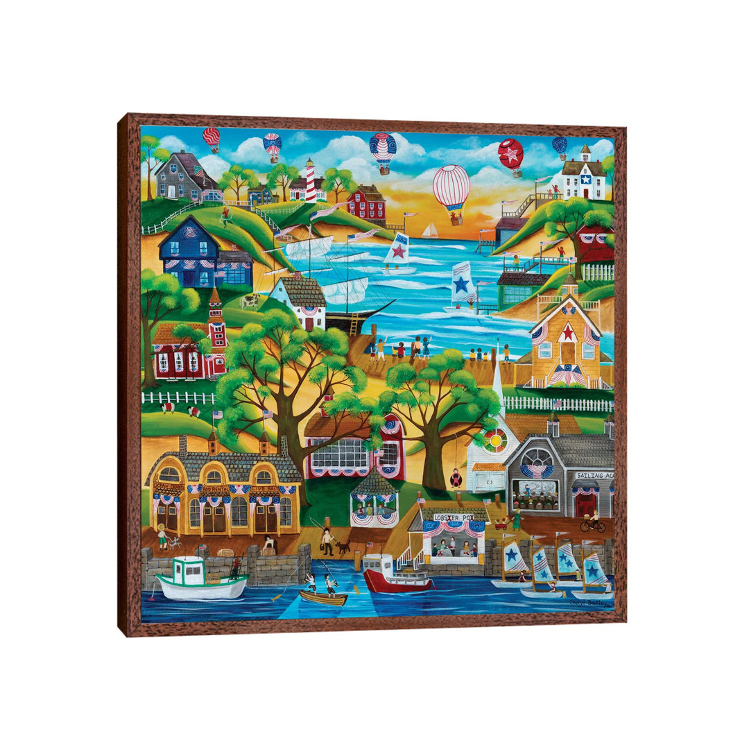 Fourth Of July Festival by Cheryl Bartley - Painting on Canvas
