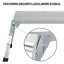 Escabeau en aluminium pour plate-forme de travail Ashtabula