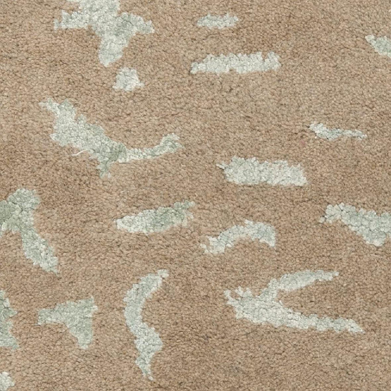 Jorie Hand Tufted Wool/Cotton/Viscose Abstract Rug in Taupe, Rectangle 2' x 3'