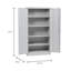 Armoire de rangement à 4 tablettes-41336130