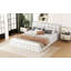 Grand lit plateforme tapissier