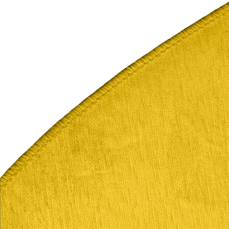 Chenille Indoor Rug, Round 5'