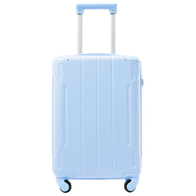 Valise rigide, valise légère en ABS durable avec roulettes doubles, serrure TSA, bagage de transport de 20 pouces