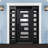 62'' x 81'' Paneled Front Entry Doors