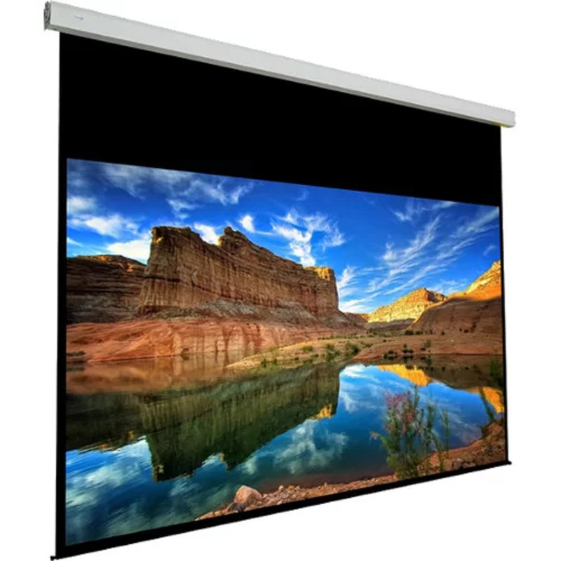 Écran de projection électrique blanc Large Motorized Pro-Series, 220 po