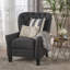 Fauteuil inclinable moderne en tissu gris foncé