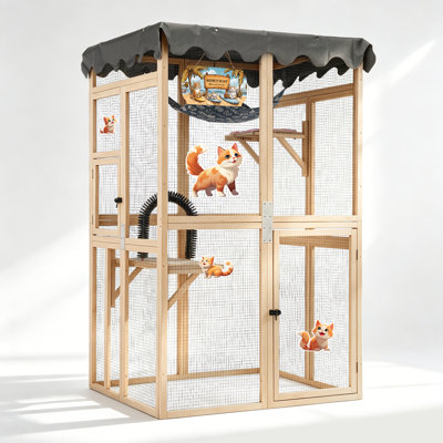 Fenêtre pour chat Catio