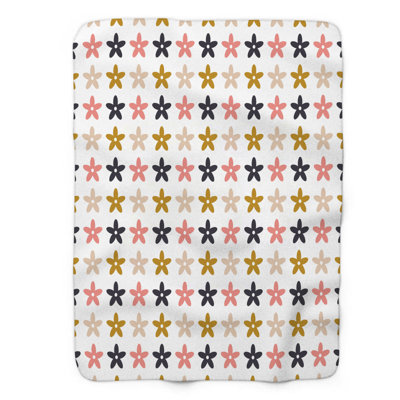 Pink Shimmer Gold - 1 Piece Premium Sherpa Blanket
