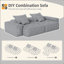 Canapé modulaire surdimensionné Modern-1909059441