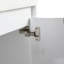 Meuble-lavabo 36 po avec lavabo, 2 portes à fermeture en douceur et 1 armoire latérale, conception à fixation flottante, contreplaqué
