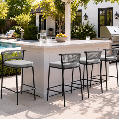 Tabouret de bar d'extérieur 26 po 4 personnes