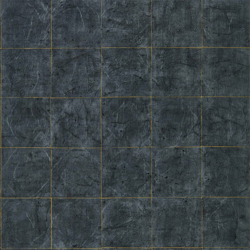 Piastrella Wallpaper, Vine Black