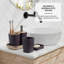 Ensemble complet d'accessoires de salle de bain 20 pièces avec rideau de douche, doublure et crochets-95756599