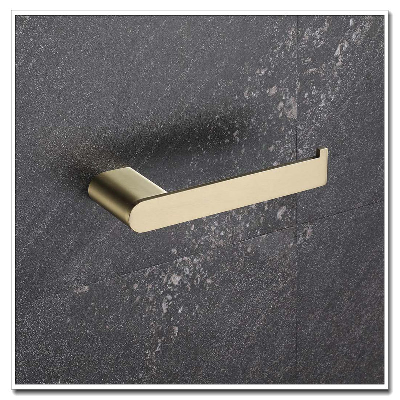 Ensemble de quincaillerie de salle de bain 5 pièces en acier inoxydable, Or brossé