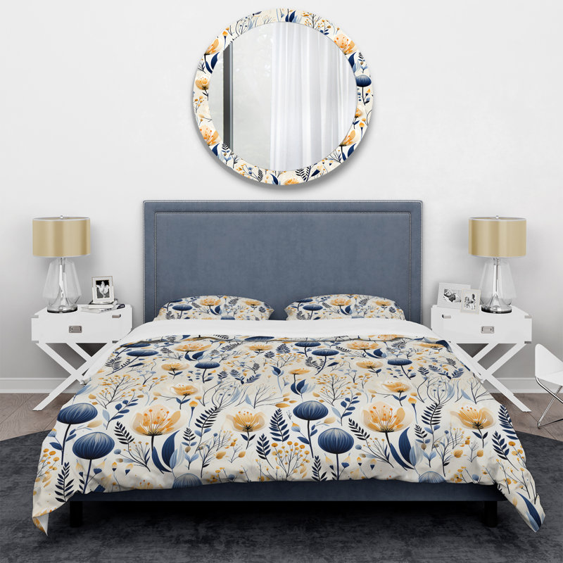 Artistic Essence Floral Pattern VI - Ensemble de housse de couette à motif floral