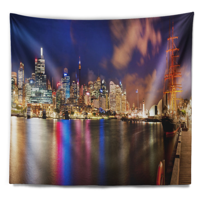 Polyester Tapestry, 50" H x 60" W