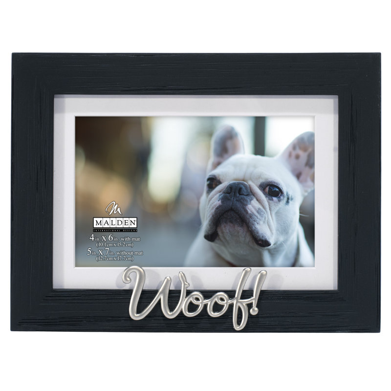 Black Wood Embossed Picture Frame