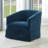 Delaplaine 30.5" Wide Polyester Swivel Barrel Chair-824712893