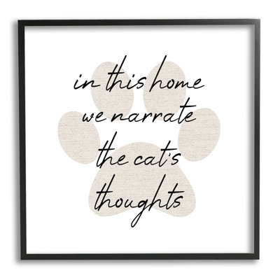 " Narrate Cat's Thoughts "