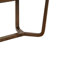 Table de salle à manger Lere, bois brun de style antique, plateau rectangulaire spacieux de 71 pouces