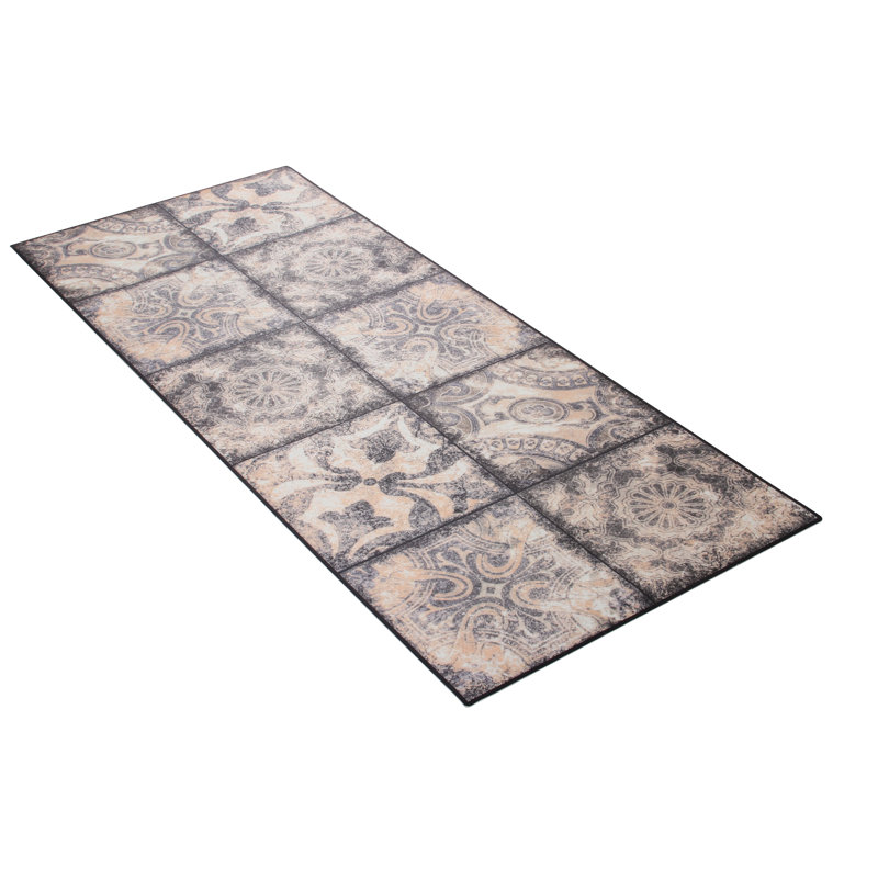 Saoirse Runner Abstract Hand Woven Area Rug Set, Runner 66 x 240cm