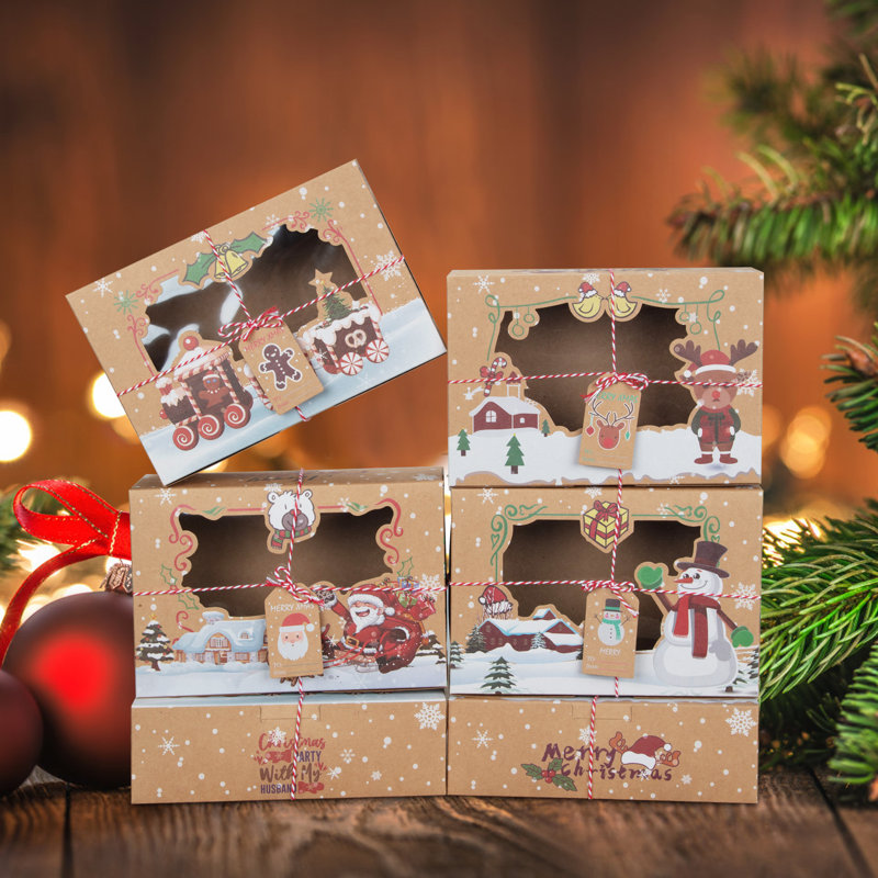 Paper Christmas Cake & Cupcake Accessories
