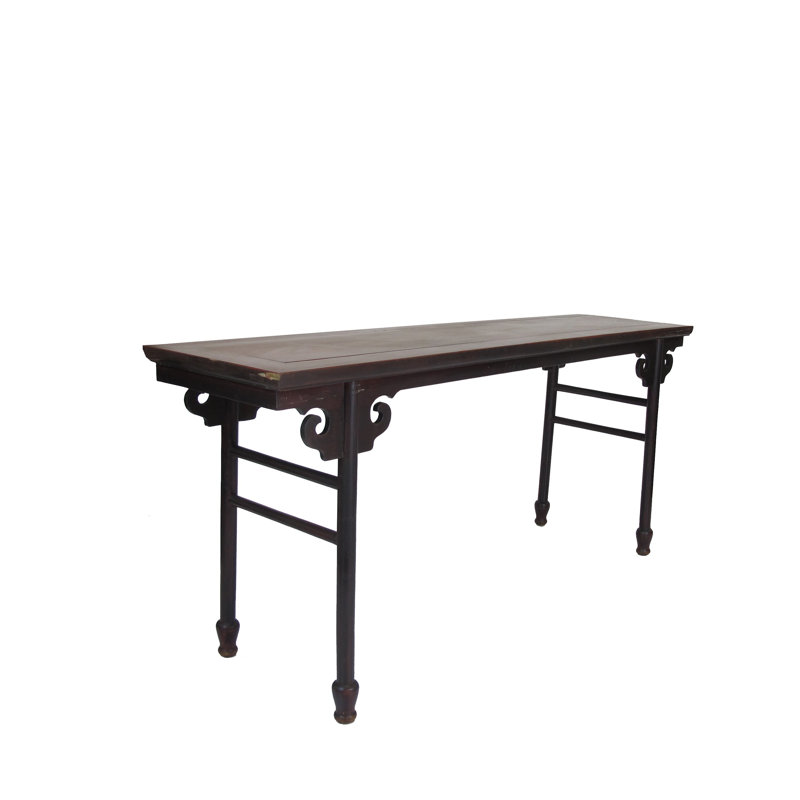 Qing 74.5'' Solid Wood Console Table
