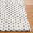 Manya Geometric Handwoven Wool/Polyester Area Rug in White/Blue-1590752745
