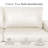 Gilmar 89" Upholstered Vegan Leather Sofa with Square Arms and Storage Pockets-51740215