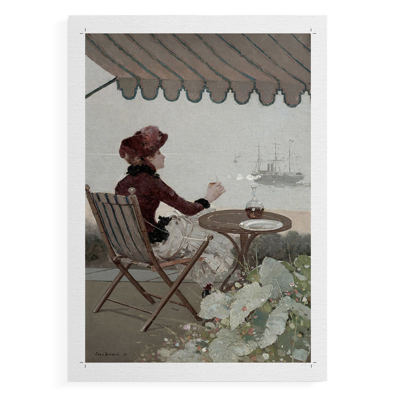Impression de portrait rétro L III - reproduction de toile seulement - non encadrée