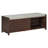 Distressed Shutter Storage Bench with Acacia Veneer-106900668