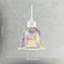 Multi-Colour Iridescent Crackle Mosaic Bell Pendant Lighting Shade By 