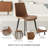 Iras 6 - Person Extendable Dining Set, 61.4'' Dining Table Sets-1450584911
