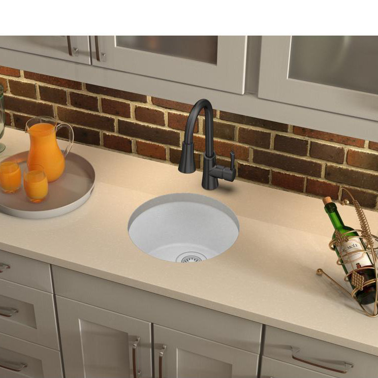 Quartz Classic 18-1/8" x 18-1/8" x 7-1/2" Dual Mount Kitchen Sink