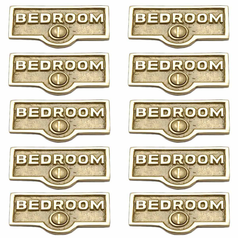 Switch Tags Bedroom Name Signs 1-Gang Rocker Wall Plate