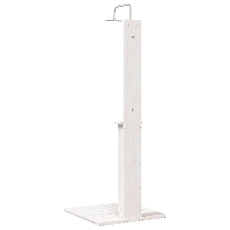Outdoor Shower and Footwash Spout, White Oak