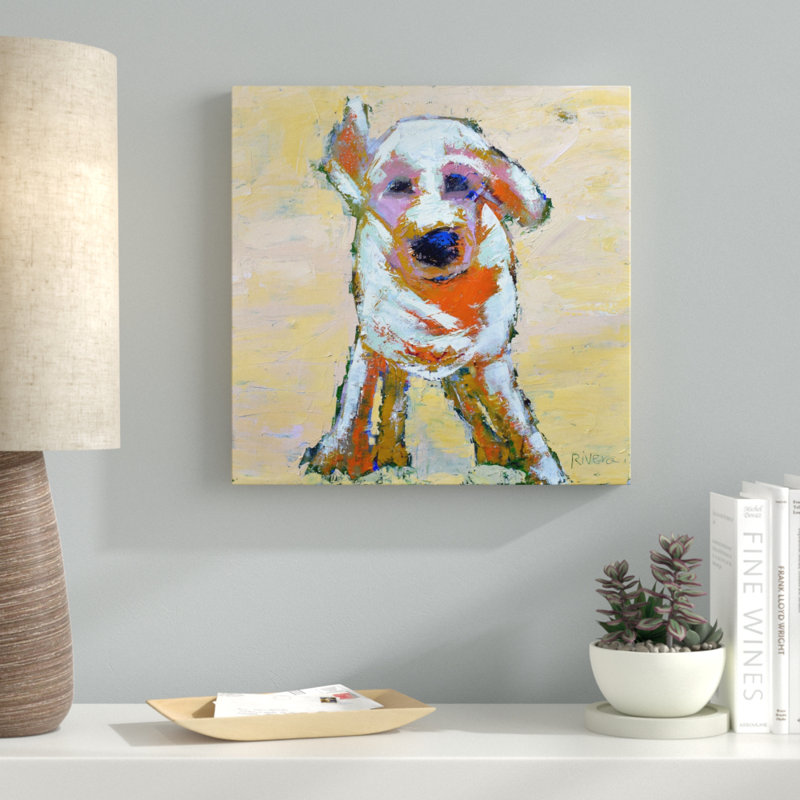 « buddy », reproduction d’art sur toile tendue, H 48 po x l 48 po x P 1,5 po