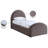 Chiu Chenille Fabric Upholstered Trundle Bed-1544829161