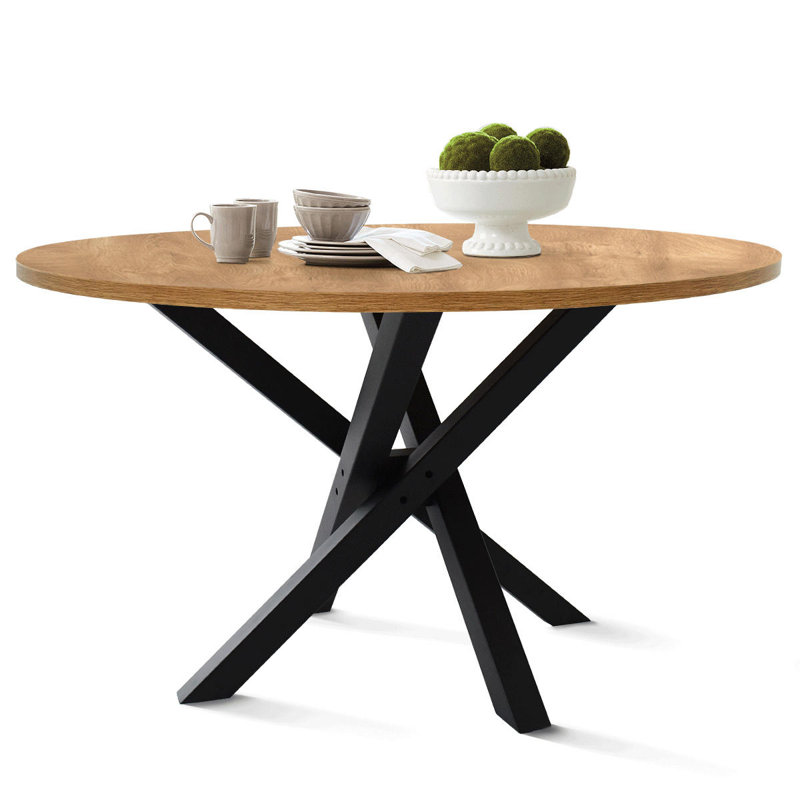 Pinkard 46'' Iron Pedestal Dining Table