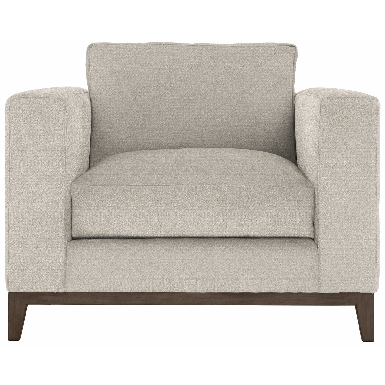 Noel Upholstered Armchair, Cream Boucle 1146-002, Aged Gray