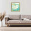 Cadre flottant Aqua Pool Abstraction, design par Suzanne Nicoll-1018972770-1018972771