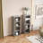 8-Tier Adjustable Shelf Bookcase With Wavy Border Design-373953543
