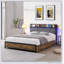 Noir; brun; lit double gris / double