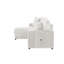 Canapé modulaire moelleux avec canapé-lit en tissu de velours (CA Warehouse Inventory)-919232053