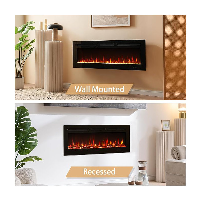 FLAMEKO Winslow, 43.2cm H x 127cm W x 10.6cm D