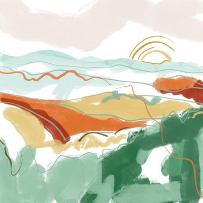 «Claire Kelsey Sunrise Appalachia» par Claire Kelsey - reproduction