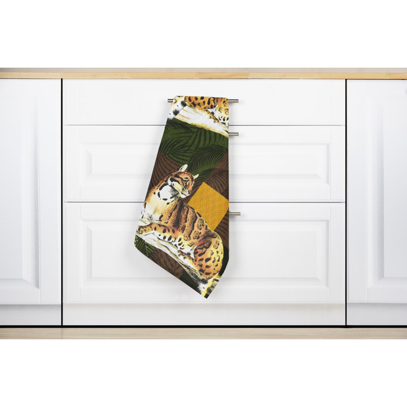Leopard Cotton Dish Cloth Kitchen Towel