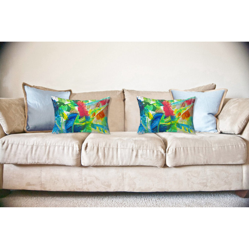 Outdoor Reversible Throw Pillow, 16" x 20"