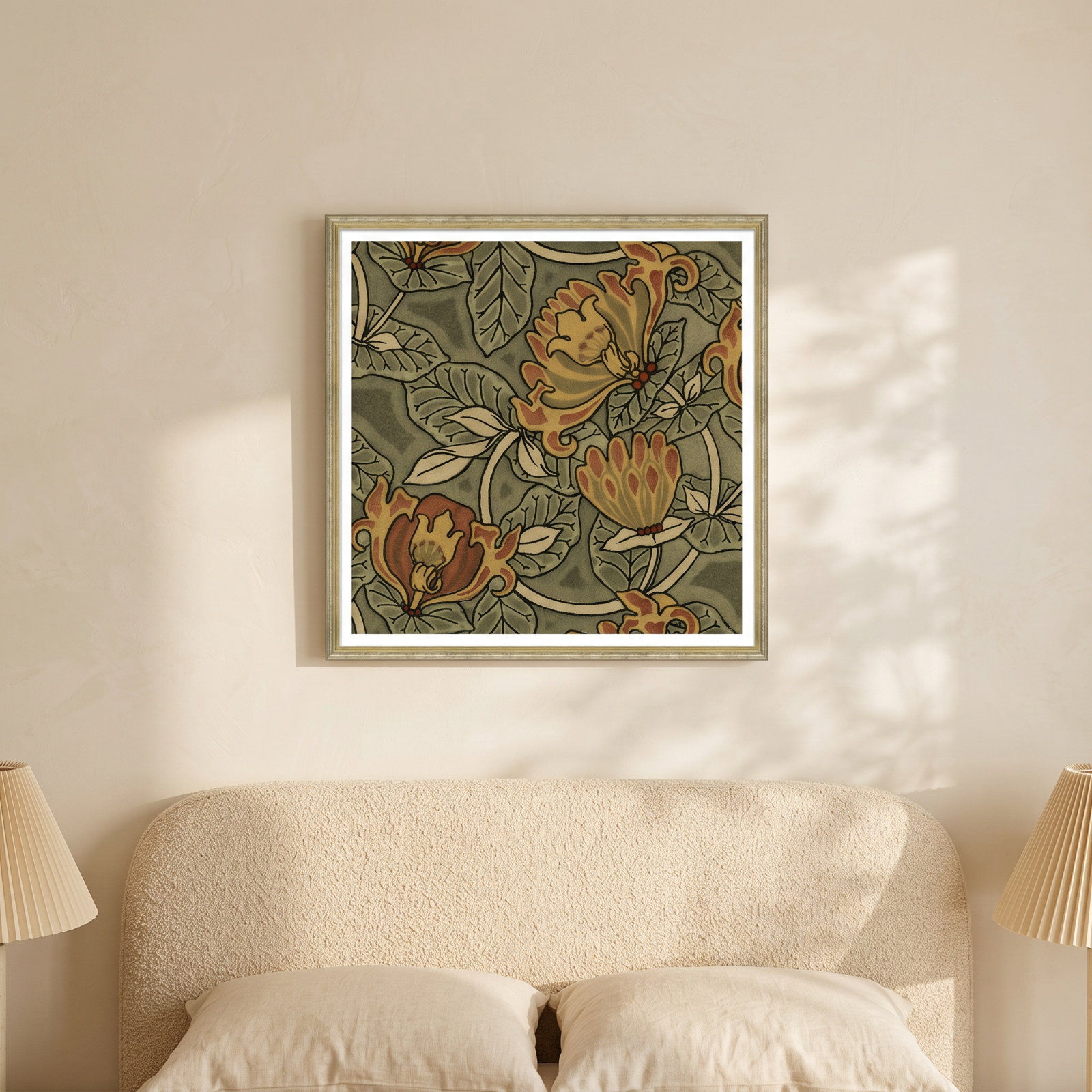 Textile Patterns 19th Century Wall Art