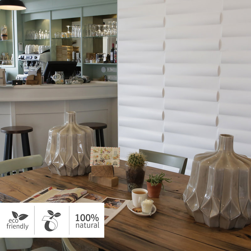 Mulvaney Jayden Eco Friendly 3D Wall Panels Decorative Tiles